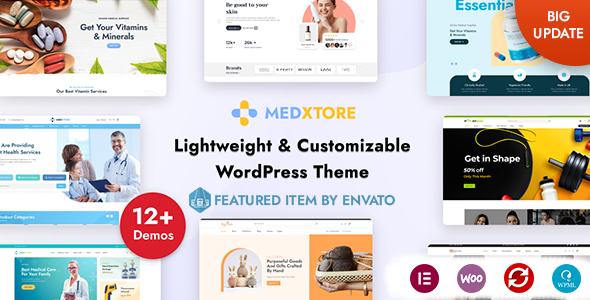 Free Download MedXtore – Responsive Multipurpose Elementor WooCommerce WordPress Theme Nulled