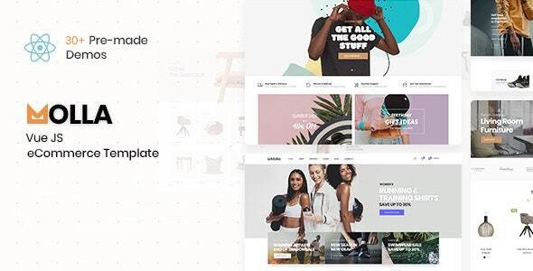 Free Download Molla – VueJS eCommerce Template Nulled