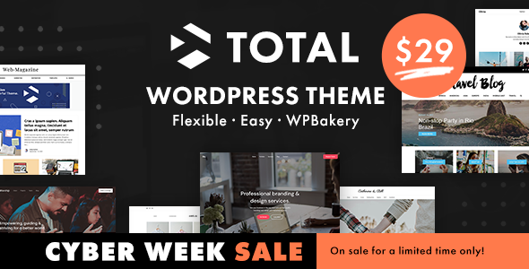 Free Download Total – Responsive Multi-Purpose WordPress Theme Nulled