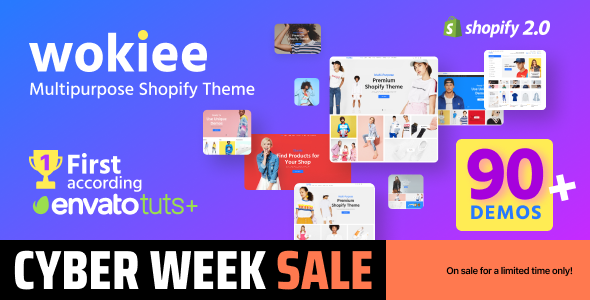 Free Download Wokiee – Multipurpose Shopify Theme Nulled