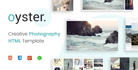 Free Download Oyster – Creative Photography HTML Nulled