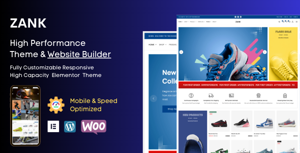 Free Download Zank – Elementor WooCommerce Theme Builder Nulled