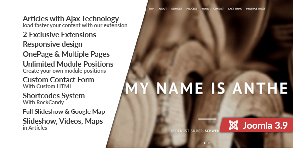 Free Download Anthe :: Joomla Nulled