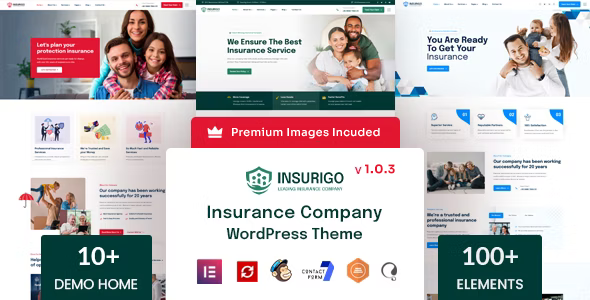 Free Download Insurigo – Insurance WordPress Theme Nulled