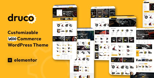 Free Download Druco – Elementor WooCommerce WordPress Theme Nulled