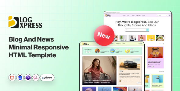 Free Download BlogXpress – Blog and News HTML Template Nulled