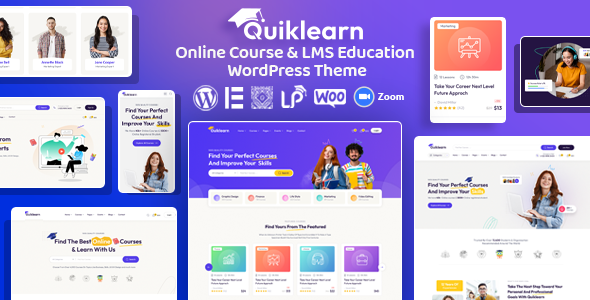 Free Download Quiklearn – Education WordPress Theme Nulled