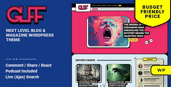 Free Download Guff – Blog & Magazine WordPress Theme Nulled