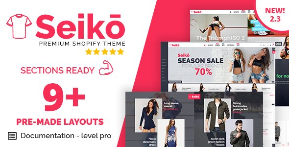 Free Download Seiko – Shopify Theme Nulled