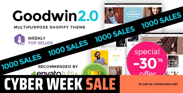 Free Download Goodwin – Ultimate Responsive Shopify Theme Nulled