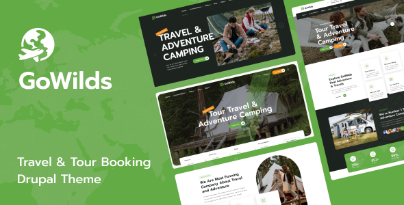 Free Download Gowilds – Travel & Tour Booking Drupal 10 Theme Nulled