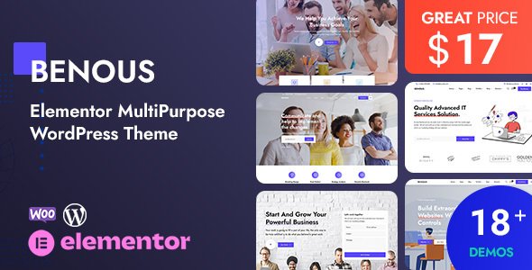 Free Download Benous – Elementor Multipurpose WordPress Theme Nulled