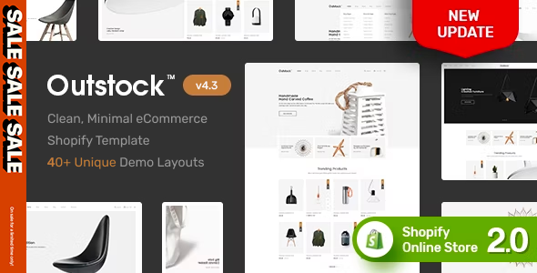 Free Download Shopify  – Outstock  Clean, Minimal , Drag & Drop Nulled