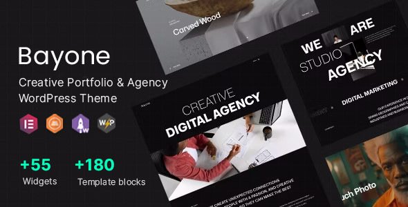 Free Download Bayone – Creative Agency & Portfolio WordPress Theme Nulled