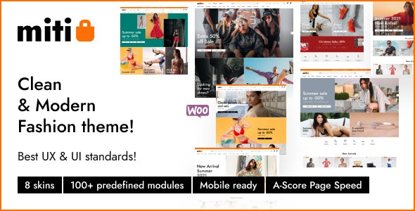 Free Download Miti – Elementor Fashion WooCommerce Theme Nulled