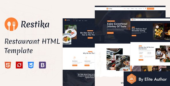 Free Download Restika – Restaurant HTML Template Nulled