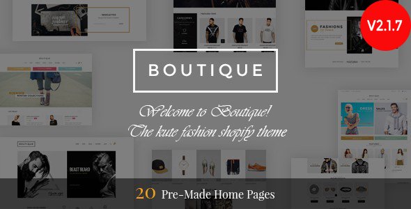 Free Download Boutique – Responsive Shopify Theme Nulled