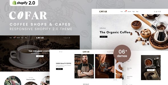 Free Download Cofar – Coffee Shops & Cafes Shopify 2.0 Theme Nulled