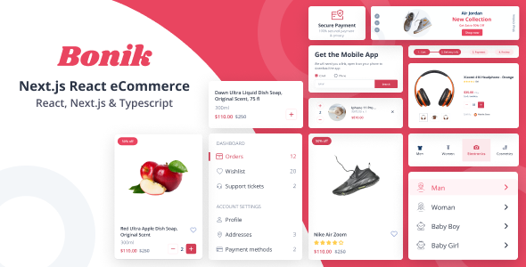 Free Download Bonik – React eCommerce Template with NextJS Nulled