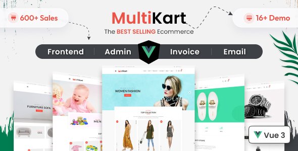 Free Download Multikart – Responsive Vuejs Nuxtjs eCommerce Template Nulled