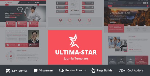 Free Download Ultima-star corporate joomla template Nulled