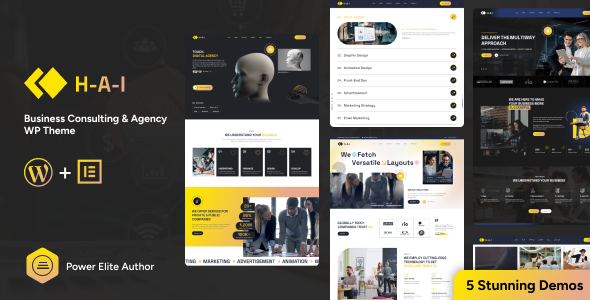 Free Download Hai – Elementor Agency Theme Nulled