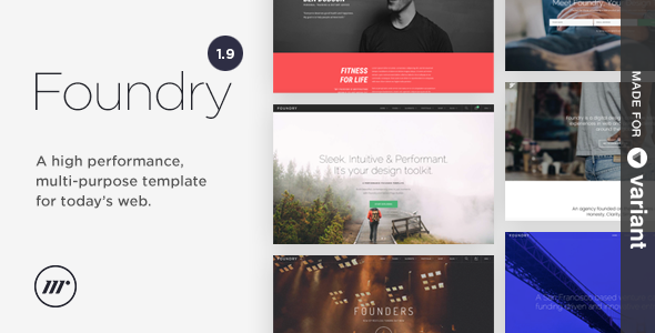 Free Download Foundry Multipurpose HTML + Variant Page Builder Nulled