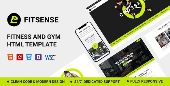 Free Download Fitsense – Gym and Fitness HTML Template Nulled
