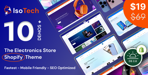 Free Download IsoTech – Electronics Store Shopify Theme OS 2.0 Nulled