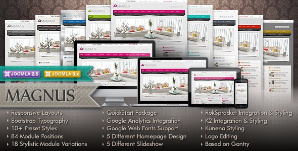 Free Download Magnus Multipurpose Joomla Theme Nulled
