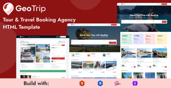Free Download GeoTrip – Tour & Travel Agency HTML Template Nulled