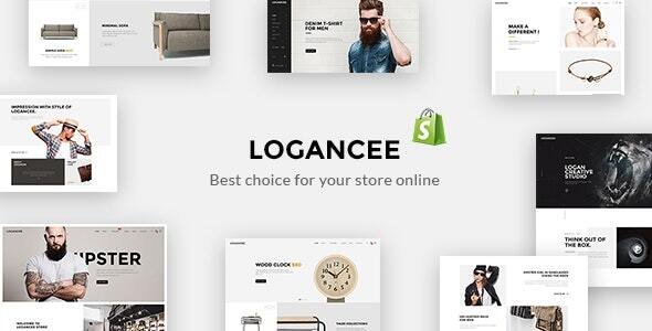 Free Download Logancee – Responsive Ecommerce Shopify Template Nulled