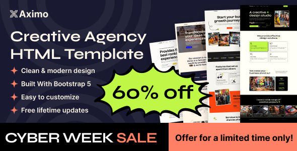 Free Download Creative Agency HTML Template Nulled