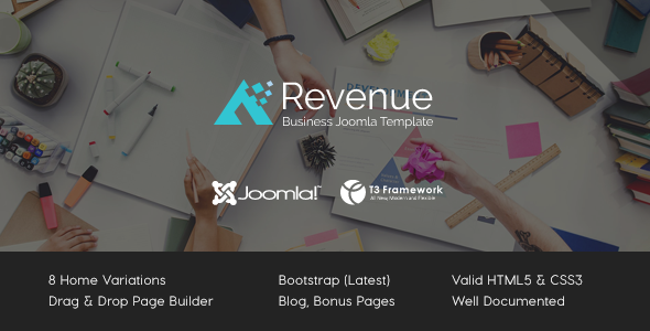 Free Download Revenue – Business Joomla Template Nulled