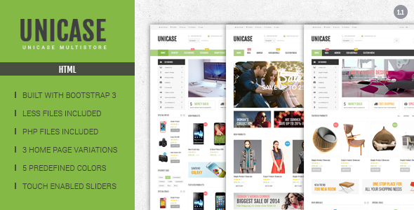 Free Download Unicase – Electronics eCommerce HTML Template Nulled