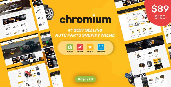Free Download Chromium — Auto Parts Shop Shopify Theme Nulled