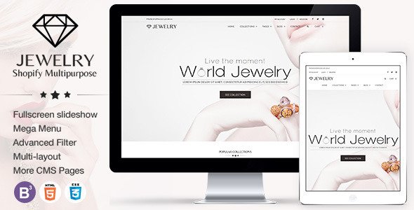 Free Download Jewelry Responsive Shopify Theme Nulled