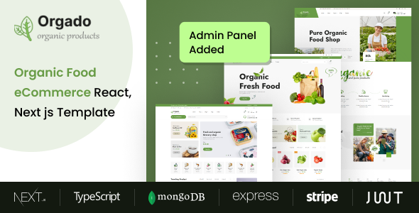 Free Download Orgado – Organic Food eCommerce Next Template Nulled