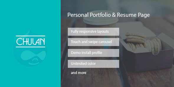 Free Download Chulan – Personal Portfolio & Resume Drupal Theme Nulled