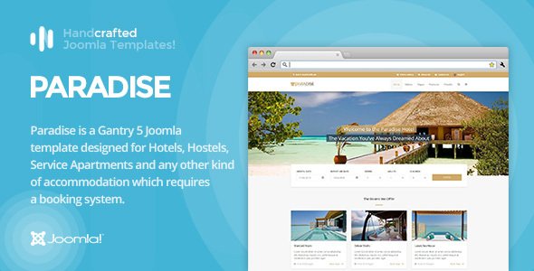 Free Download IT Paradise – Gantry 5, Hotel & Booking Joomla Template Nulled