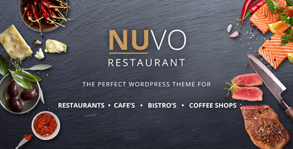 Free Download NUVO – Restaurant, Cafe & Bistro Drupal Theme Nulled
