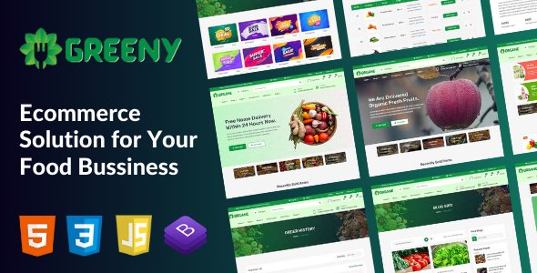Free Download Greeny – eCommerce HTML Template Nulled