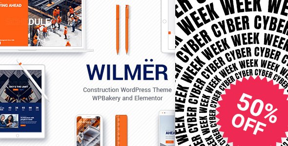 Free Download Wilmër – Construction WordPress Theme Nulled